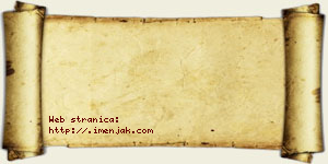 Jana Vukašinović vizit kartica